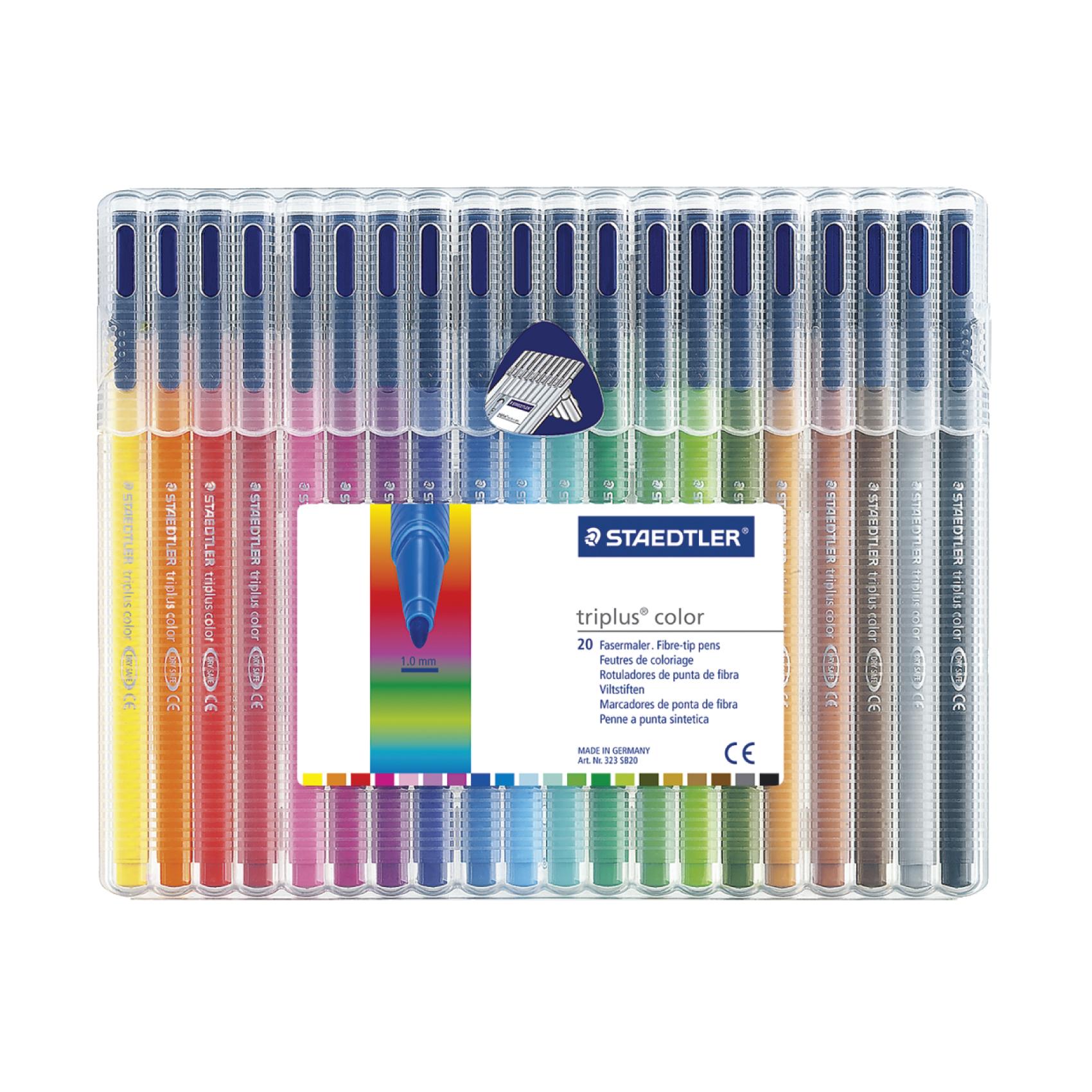 Triplus Fibre-Tip pen Wlt=20c