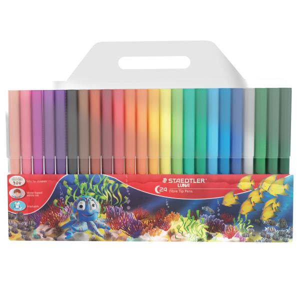 Luna Fibre-Tipped Pen 24col