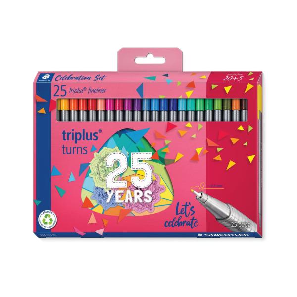 Triplus Fineliner Annv 20+5 25Cols