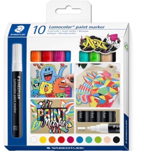 Lumocolor Paint Marker 10Col.