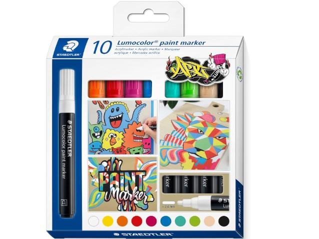 Lumocolor Paint Marker 10Col.
