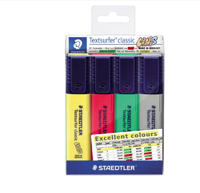 Textsurfer Highlter Vintage Wlt=4col