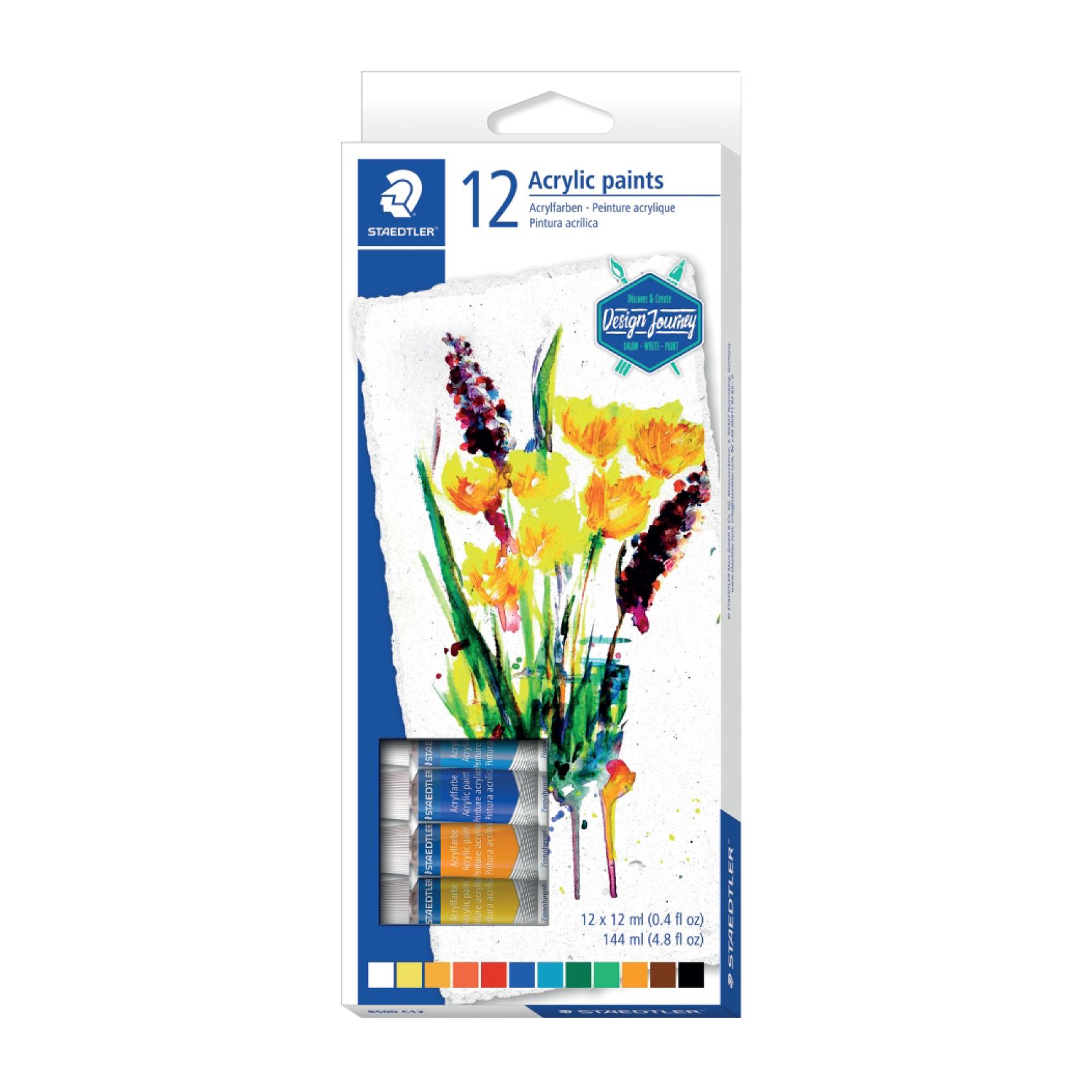 Acrylic Paint tubes ST=12col