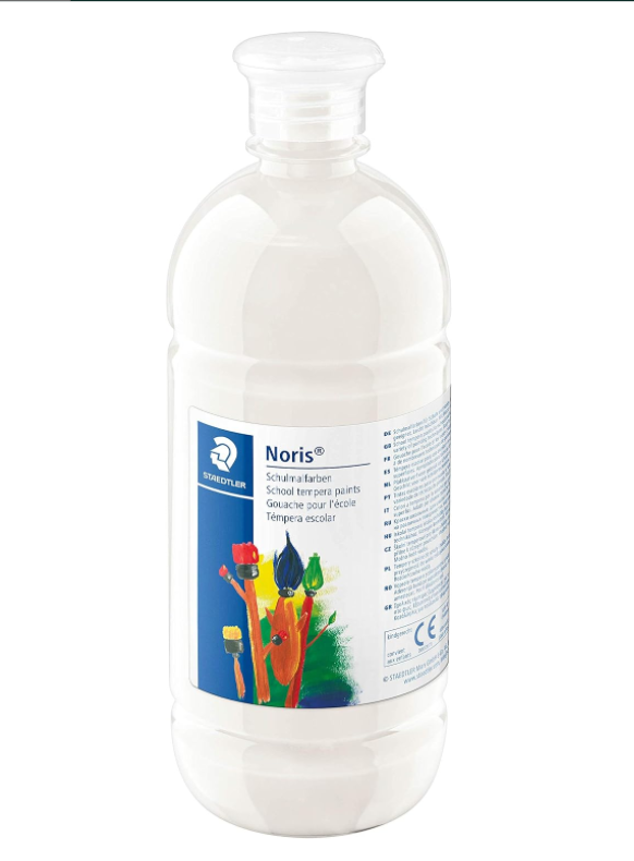 Noris School Paint White 750ml