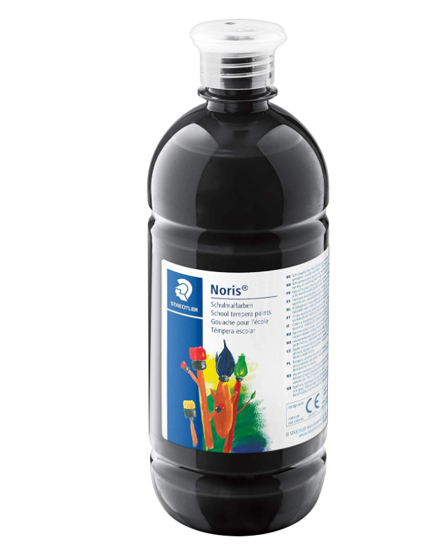 Noris School Paint Black 750ml