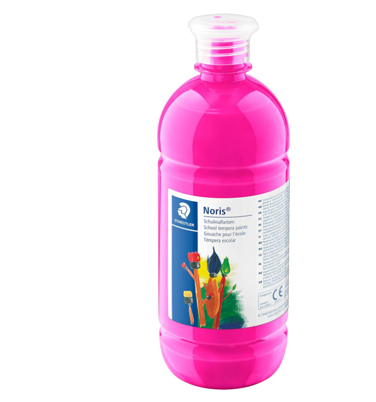 Noris School Paint Magenta 750ml