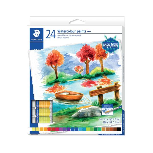 Water Color Paints tubes ST=24col