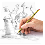 Noris Pencil 1Bx+Fineliner 12clr