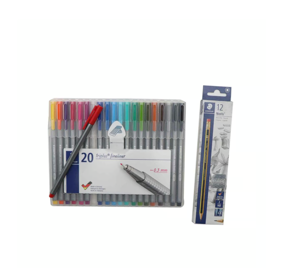 Noris Pencil 1Bx+Fineliner 20clr