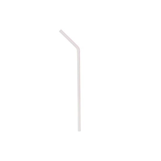 6mm Plastic Flexible Straw Wrapped | 250 Pieces x 40 Packets