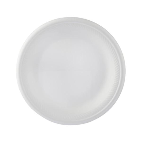 White Round Foam Plate